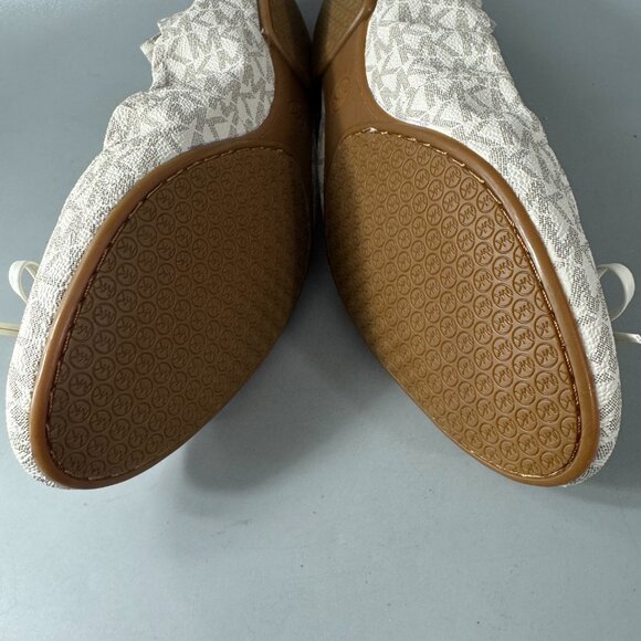 New MICHAEL MICHAEL KORS Juliette Logo Ballet Flat, Size 10 M - Picture 13 of 16